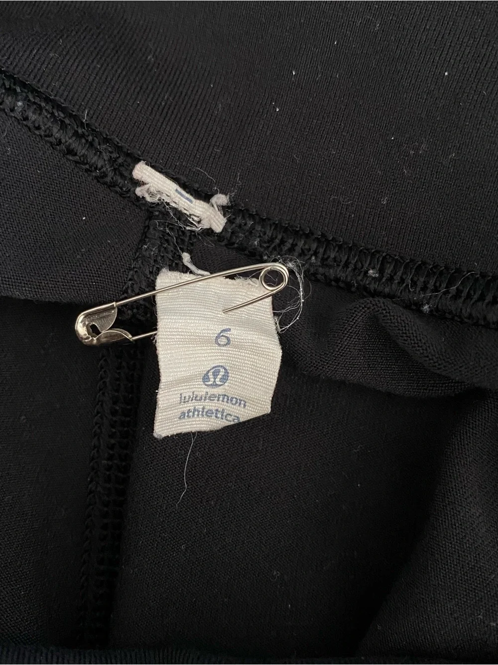 Lululemon Vintage Women Wunder Under Leggings - Black - Size: 6